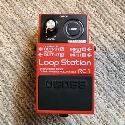 Boss RC-1 Looper (with FS-5U footswitch) | Reverb