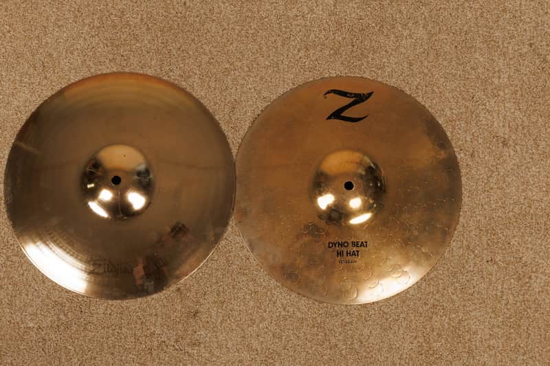 Zildjian 13" A Custom Top Z Custom Bottom Hi Hat Cymbals 884g 1436g image 1