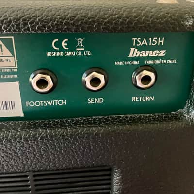 Ibanez TSA15H 15W Guitar Amp Head with TS 2010s - White image 7