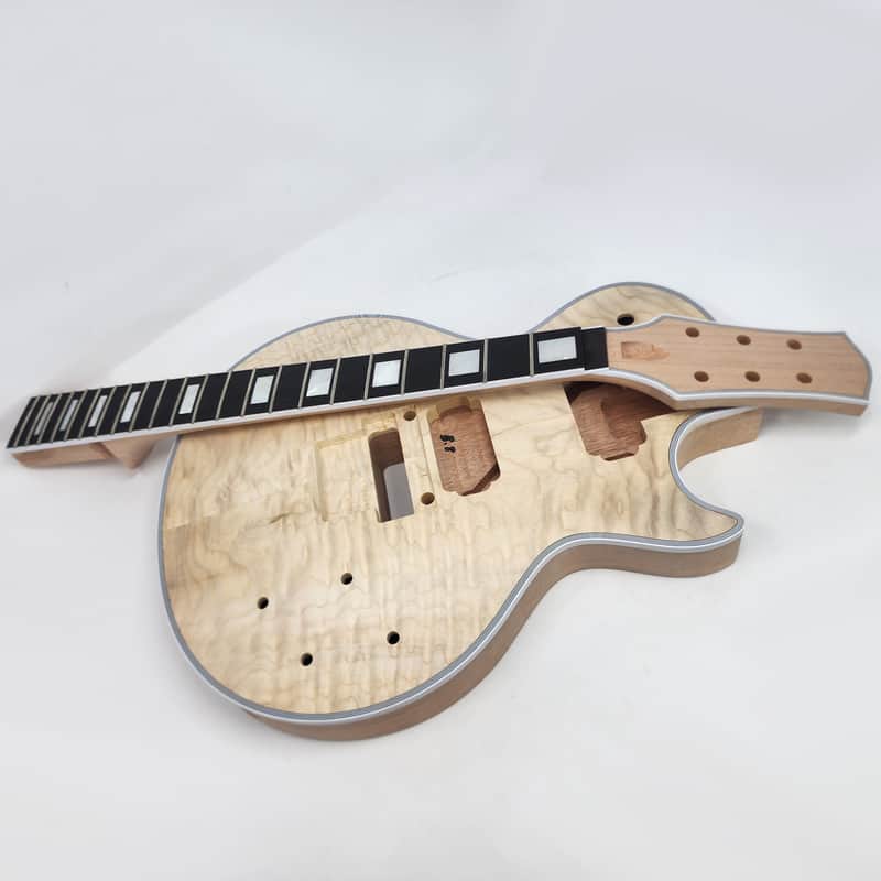 Brio LP-Style 5/8" thick Flame Maple Top, Mahogany Body & Neck Floyd Rose image 1