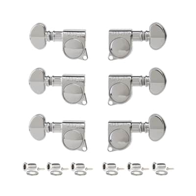 Grover 406C Auto-Locking 3 + 3 Tuners - Chrome image 2