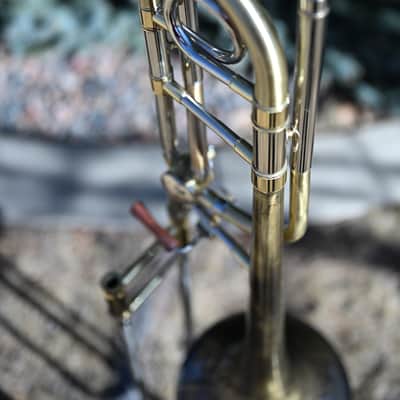BAC Plaza Custom Trombone - Custom Engraving and Antique Lacquer image 7