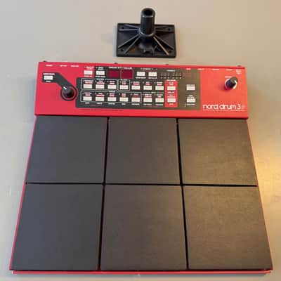 Nord Drum 3P 6-Channel Modeling Percussion Synthesizer 2022 - Red image 7