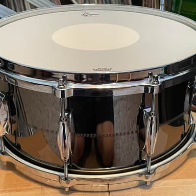 Gretsch G4164SS USA Custom Solid Steel 6.5x14" 10-Lug Snare Drum 2012 - Present - Black Nickel-Plated image 3