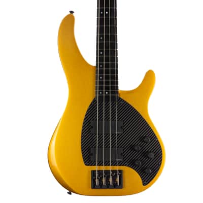 KLOS Apollo IV Custom Bass - Mahogany body / Gold Finish - Carbon Fiber neck -  NEW! 3 band EMG EQ & Pick up system - 8.1 pounds image 6