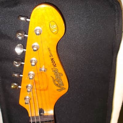 Vintage V-6 Strat style 1995-2020 Blue Road Worn image 2