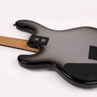 Ernie Ball Music Man StingRay 4 "DarkRay II", NEW COLOR Silverburst/ Ebony image 3