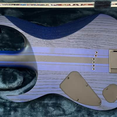 Ibanez RGIT20FE-SBF Iron Label Neck Through 2017- Sapphire Flat image 7