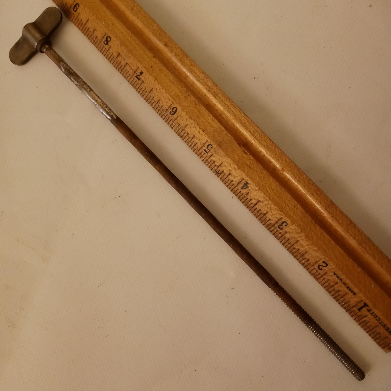 Leedy 8 3/4"Single-Tension Bass Thumb Rod+Collar Walberg&Auge10-24Snare/Tom Drum — main photograph