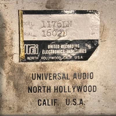 UREi Universal Audio 1176 Blue Stripe Rev. A Limiting Amplifier / Compressor image 19