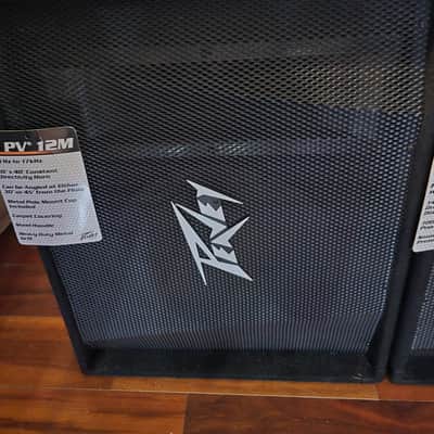 Peavey PV 12M 2-way Floor Monitor 2010s - Black image 2