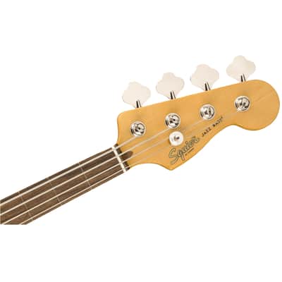 Squier Classic Vibe Jazz Bass Fretless '60s - Laurel Fingerboard, 3-Color Sunburst image 11