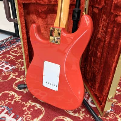 Immagine Fender Limited Edition Classic Series '50s Stratocaster® Fiesta Red Gold Hardware Chitarra Elettrica - 6