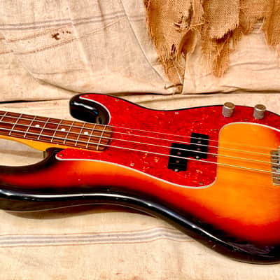 Fender MIJ '62 Reissue Precision Bass 1990 - Sunburst image 15