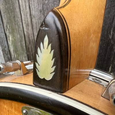 The Bacon Blue Ribbon Style A Tenor Banjo with Original Koverite Case Natural 1920s image 13