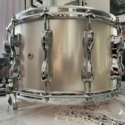 Slingerland Magnum 1983 - Silver Mist 8X14 Snare Drum 12 Lug Near Mint Condition! image 16