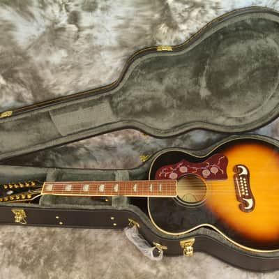 2022 Epiphone J-200 Studio 12-String - Vintage Burst image 23
