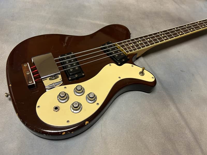 1970's Mosrite Model 350 Bass Mocha image 1