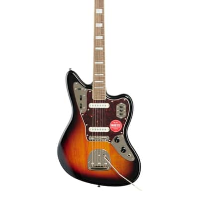 Squier Classic Vibe 70s Jaguar Indian Laurel Neck 3 Color Sunburst image 2