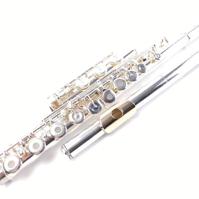 Refurbished Pearl 665 Vigore Gold Lip C# Trill Open Hole Intermediate Flute image 2