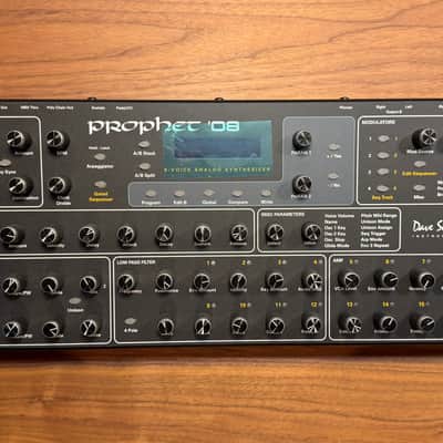 Dave Smith Instruments Prophet 08 PE Desktop 8-Voice Desktop Synthesizer 2012 - 2016 - Black with Wood Sides image 2
