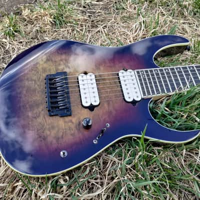 Ibanez RGIX7FDLB-NLB Iron Label 2018 - 2019 - Northern Lights Burst image 20