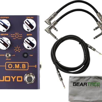Joyo R Series R-06 OMB Looper Pedal with Drum Machine Function w/ Cloth and 3 Cables image 1