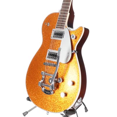 Gretsch G5230T Electromatic Sparkle Jet FT Single-Cut with Bigsby, Laurel Fingerboard, Gold Sparkle (SR) (80306) image 4