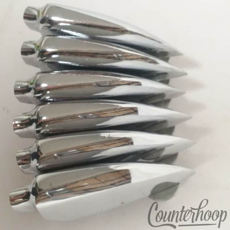 *Sonor 6x Phonic Bass/Floor/Tom Drum Teardrop Lugs Chrome Vintage Super Champion image 1