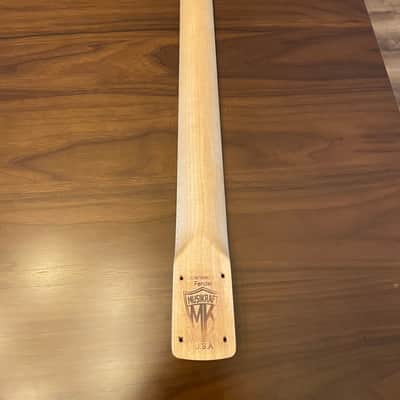 Musikraft Stratocaster Neck Indian Rosewood 10-16" Oil Finish, Heavy Rolled Edges, Light Roast image 6