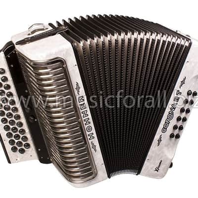 Hohner Corona Xtreme II T Diatonic Accordion Tex Mex EAD White CXIIEW Worldship! image 1
