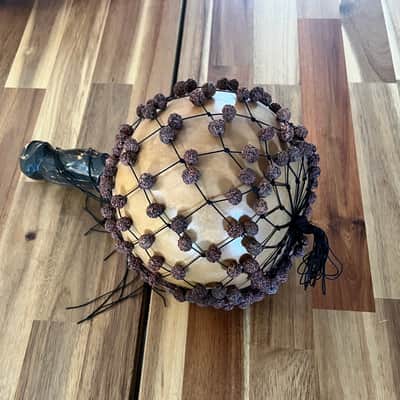 African Small Djembe and Shaker Percussion Set image 2