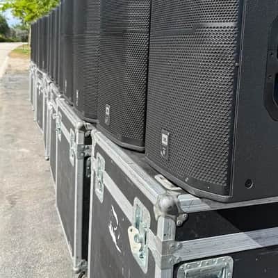 JBL PRX615M Powered Speakers in Wheeled Road Case #6740/6774(PAIR)TRUEHEARTSOUND image 5