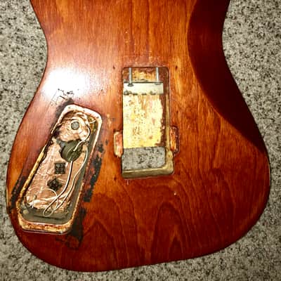 Kramer American pacer custom guitar Body made in japan 1980's Stripped and stained image 6