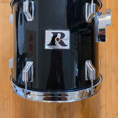 Singles - Rogers Big R 12x14 Rack Tom (Black Wrap) image 1