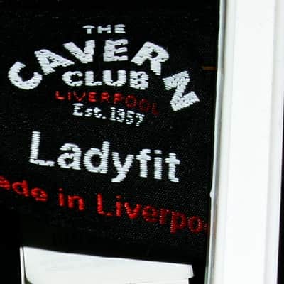 the cavern club liverpool official uk l women tee - jazz rock beatles the who stones elton john image 3