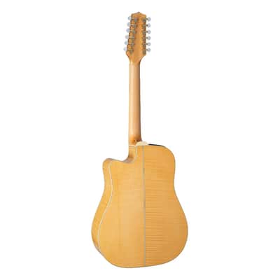 Takamine GD74CE-12U 12-String A/E Guitar -Natural w/Gig Bag - Open Box image 8