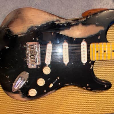 Early 2000’s Black Fender Stratocaster image 5