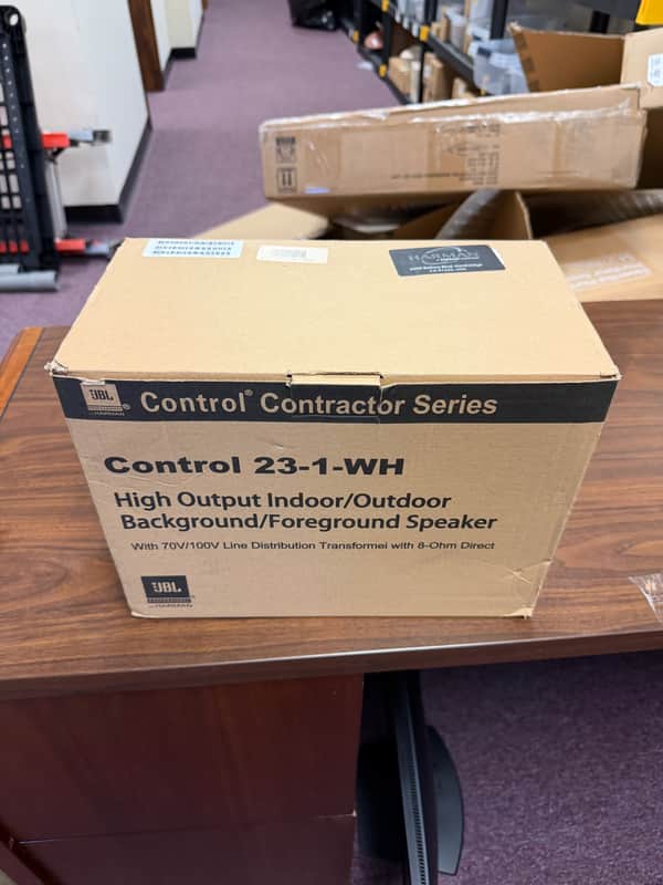 JBL Control 23-1-WH High Output Indoor/Outdoor Speaker image 1