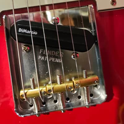 Classic vibe esquire, bright red Duncan mini humbucker image 3