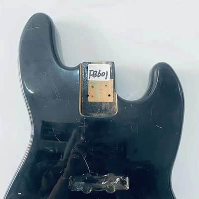 Black Basswood 4 String Jazz Bass Style Body image 2