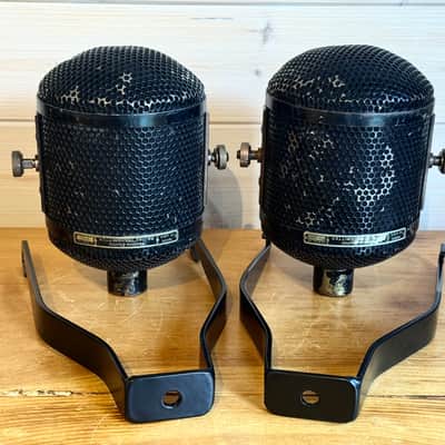 Western Electric RA-1142 Transmitter Multipattern Ribbon / Dynamic Microphone 1940s -PAIR image 2