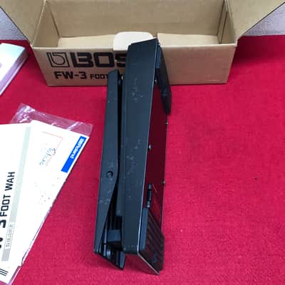 Boss FW-3 Foot Wah in the original box with manual, warranty card etc.  Sounds great! image 12