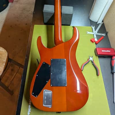 2013 ESP LTD Elite M-II - Amber Cherry Sunburst image 6