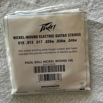 Peavey 10S Pool Ball Nickel Wound 10-46W Electric Guitar Strings - 10 Packs image 2