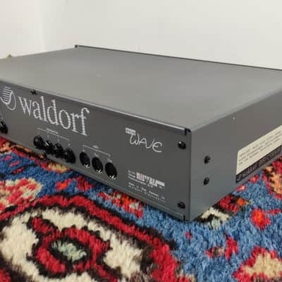 Waldorf Microwave Rackmount Wavetable Synthesizer 1989 - Blue (Serviced / Warranty) image 5
