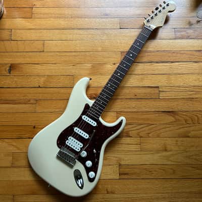 2008 Fender American Deluxe Stratocaster Olympic Pearl All Original w/ Roadrunner Gig Bag image 12