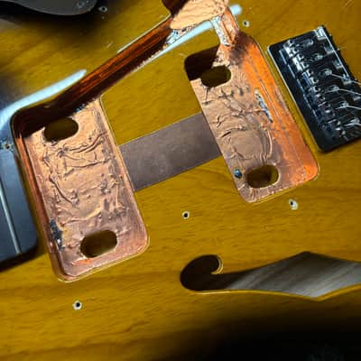 Warmoth  Telecaster Thinline + New Gig Bag image 10