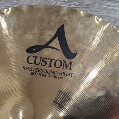 Zildjian 14" A Custom Mastersound Hi-Hat Cymbals (Pair) (Mint!) image 11