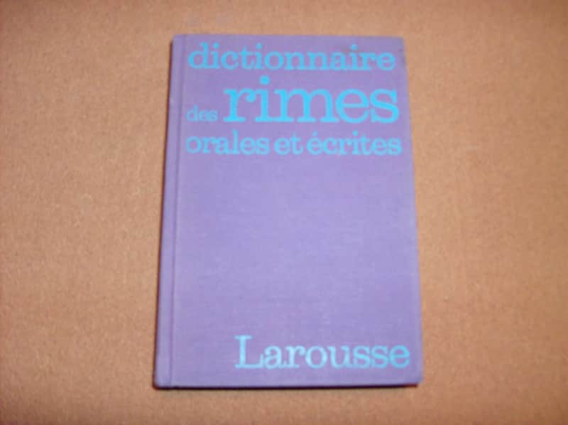Larousse Dictionnaire des Rimes Orales et Ecrites (French Rhyming Dictionary) image 1